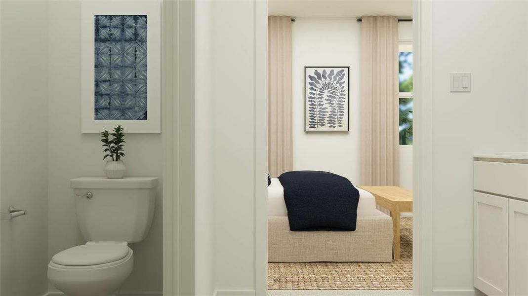 Bathroom featuring toilet Bathroom featuring toilet