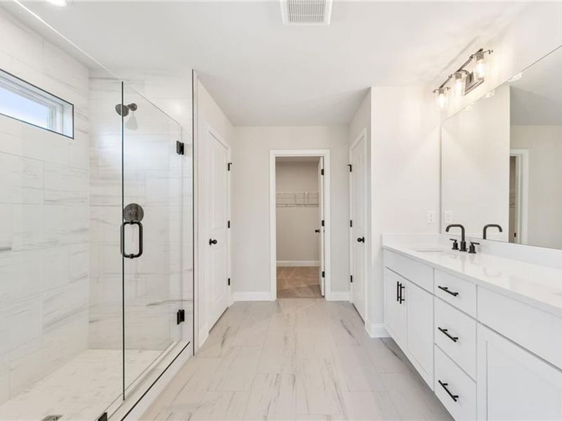 Furnished interior view inside a new home in Melody Lakeside Estates, Buford (Image 7).