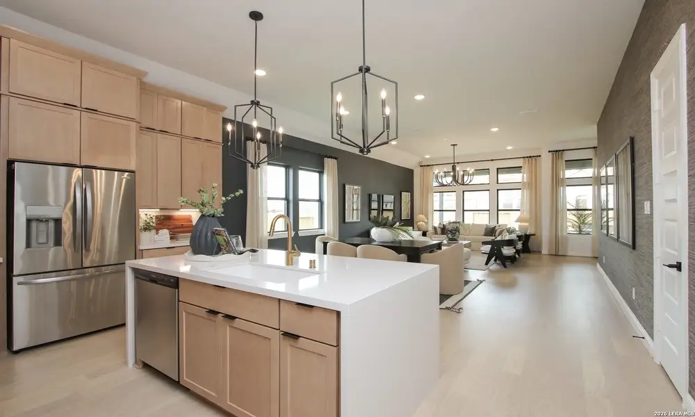 Furnished interior view inside a new home in Veramendi, New Braunfels (Image 7).