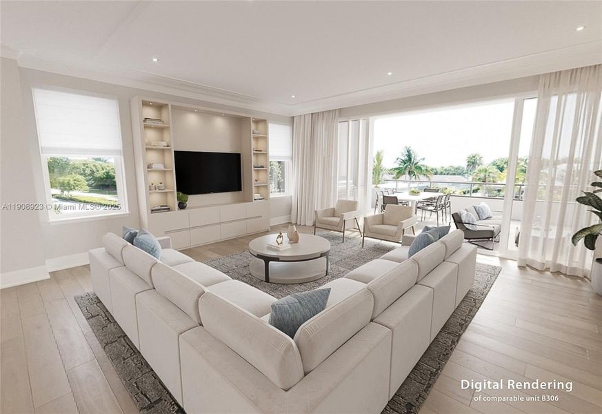 Furnished interior view inside a new home in , Juno Beach (Image 17).