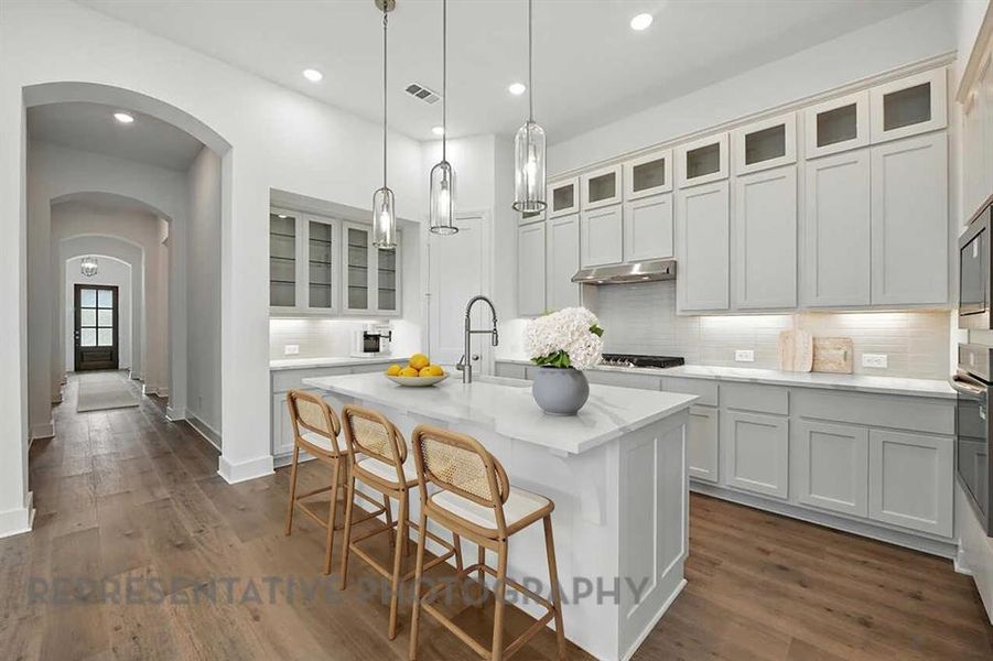 Furnished interior view inside a new home in Treeline, Justin (Image 5).