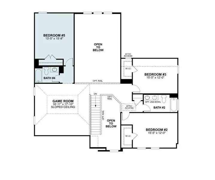 2D floor plan layout of this home in Marvida, Cypress, TX (Image 3). 2D floor plan layout of this home in Marvida, Cypress, TX (Image 3).