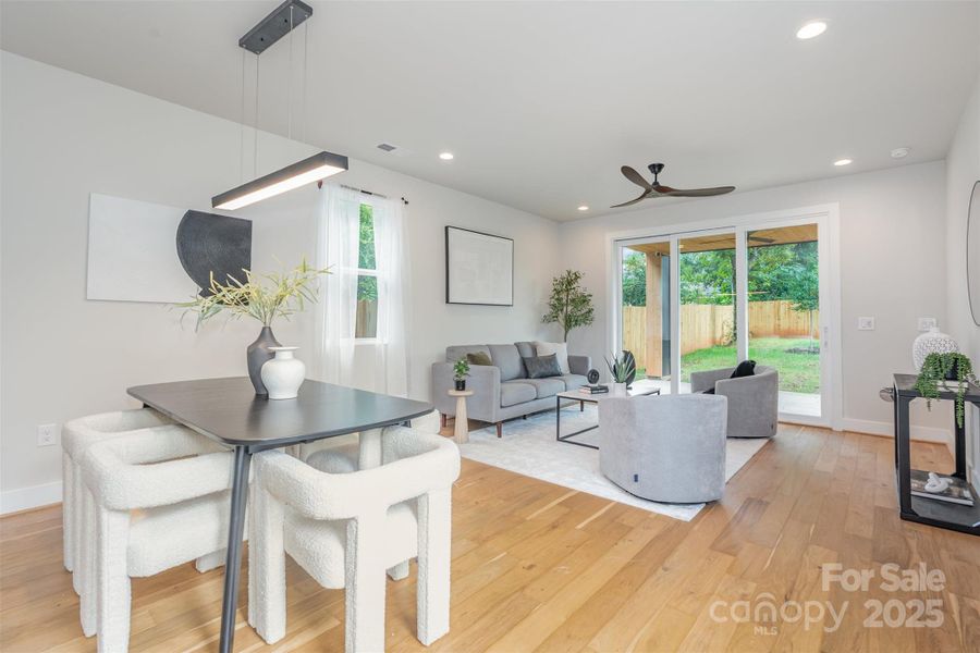 Furnished interior view inside a new home in , Charlotte (Image 5).