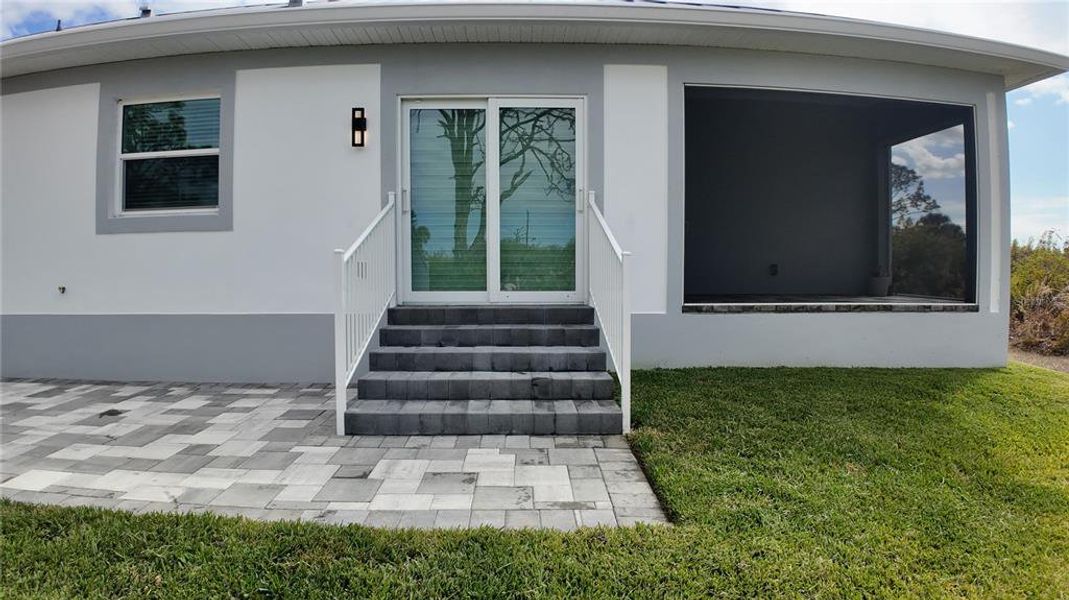 Exterior details and patio area of a home in , Port Charlotte (Image 26). Exterior details and patio area of a home in , Port Charlotte (Image 26).
