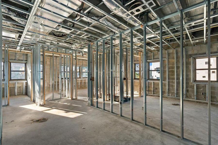 In-progress construction of a new home in , Sarasota, FL (Image 20).