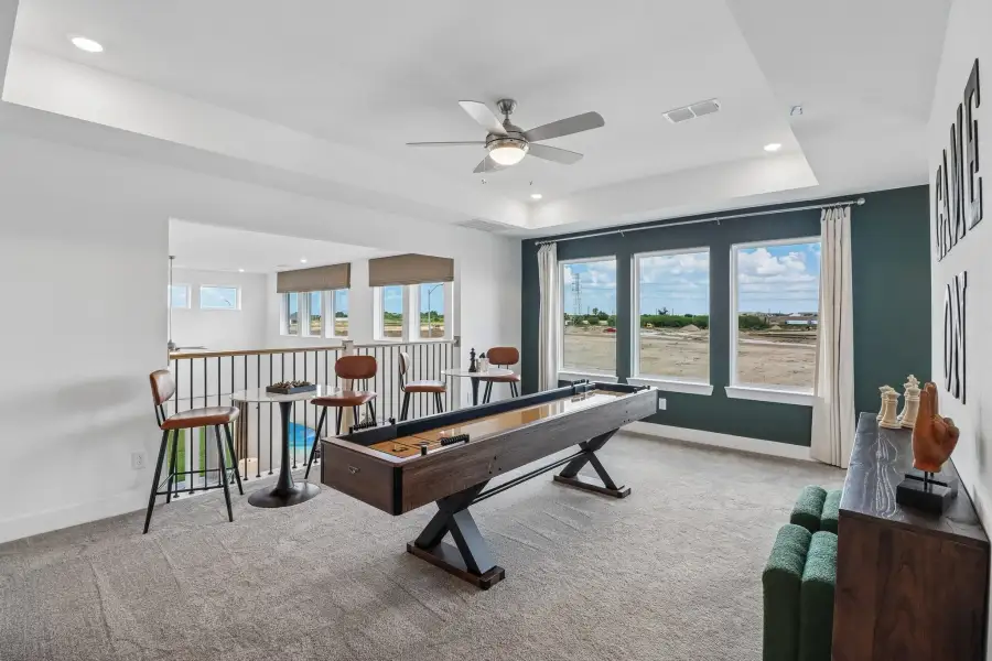 Furnished interior view inside a new home in Blue Creek Trails, Richmond (Image 23).