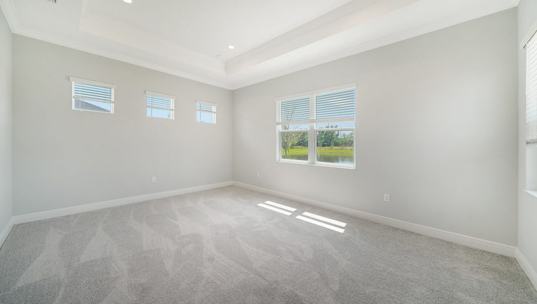 Spacious, unfurnished interior of a new home in Wildleaf at North River Ranch, Parrish (Image 23).