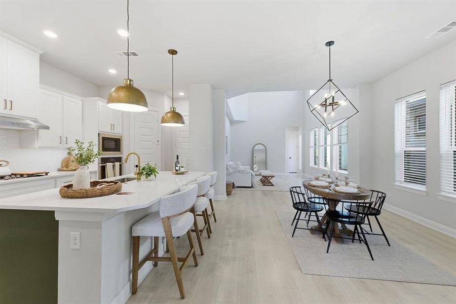 Furnished interior view inside a new home in , Fort Worth (Image 13). Furnished interior view inside a new home in , Fort Worth (Image 13).