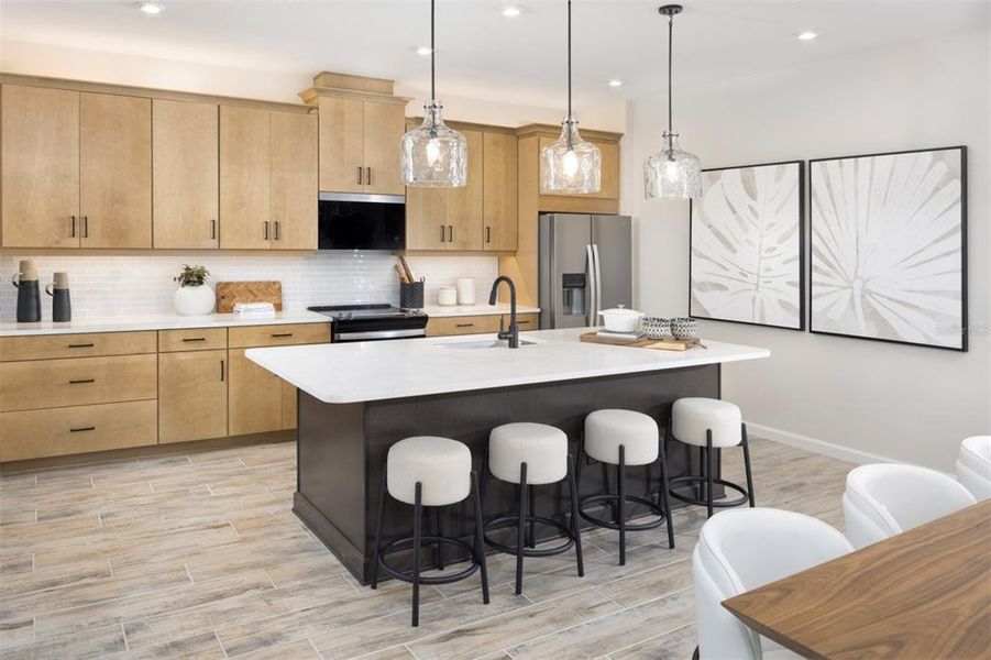 Furnished interior view inside a new home in Wellen Park, Venice (Image 4).