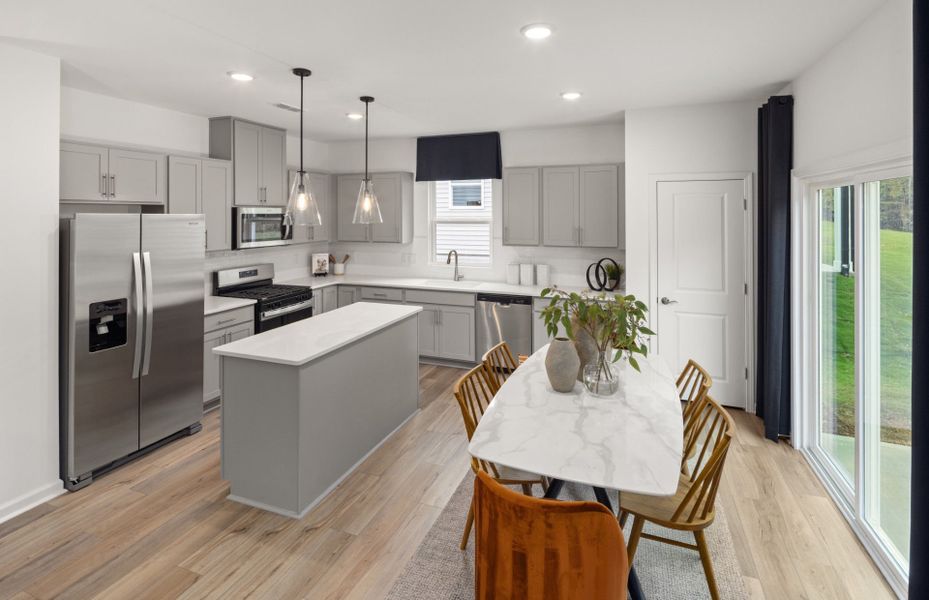 Representative furnished interior of a home built from the Raven by Centex in Carpenter Falls, Durham (Image 13).