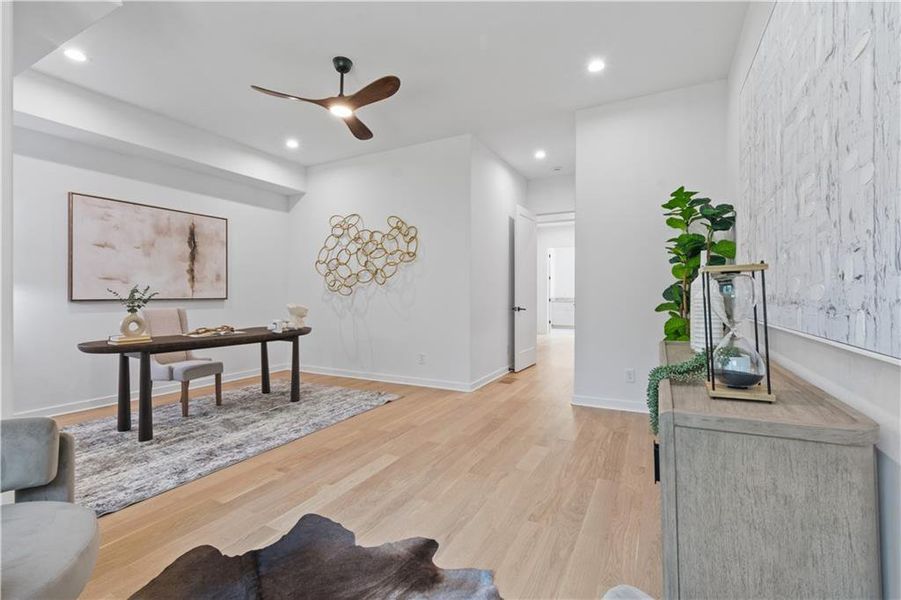 Furnished interior view inside a new home in , Alpharetta (Image 38).