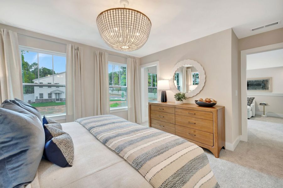 Representative furnished interior of a home built from the Vienna by Mattamy Homes in Ashmore Townes, Garner (Image 18).