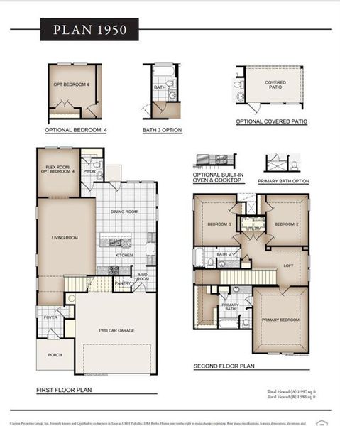 1950A floor plan