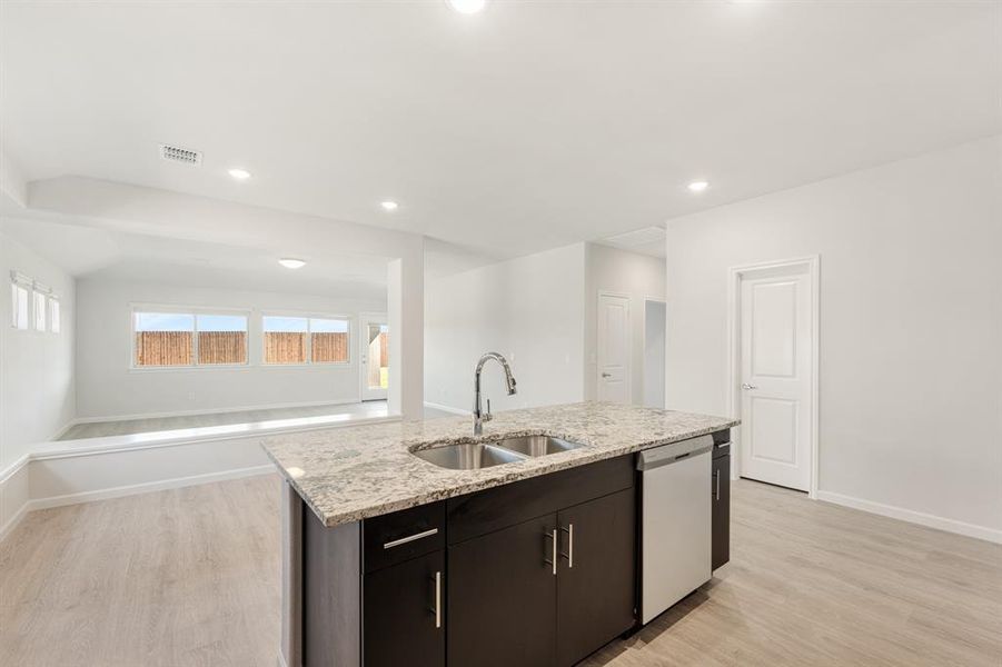 Furnished interior view inside a new home in Eagle Glen Elements, Alvarado (Image 13).