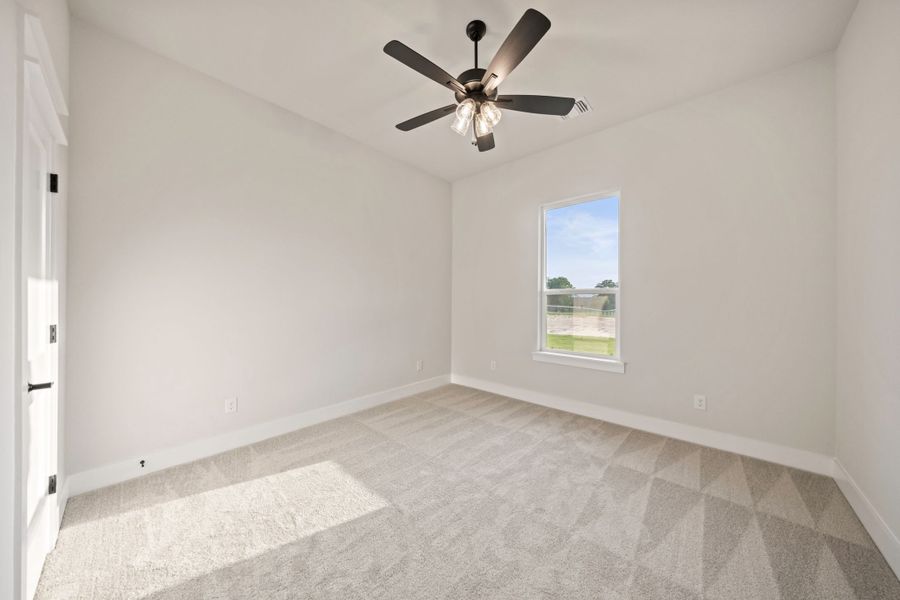 Spacious, unfurnished interior of a new home in Prairie Winds Estates, Poolville (Image 27). Spacious, unfurnished interior of a new home in Prairie Winds Estates, Poolville (Image 27).