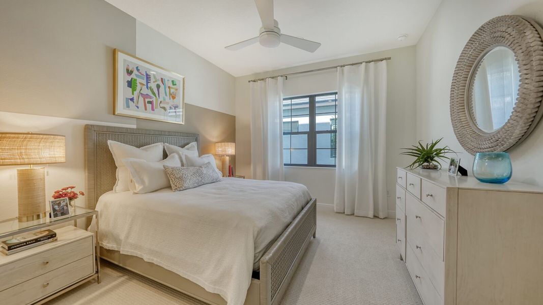 Furnished interior view inside a new home in Vistera of Venice, Nokomis (Image 18).