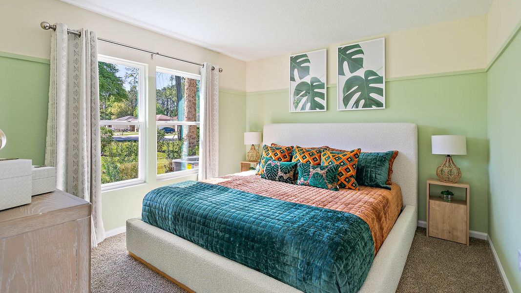 Representative furnished interior of a home built from the Surfside by D.R. Horton in Palm Coast Villas, Palm Coast (Image 14).