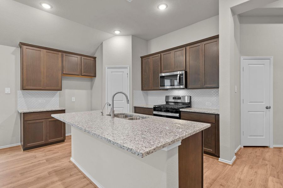 Furnished interior view inside a new home in The Highlands, Porter (Image 13).