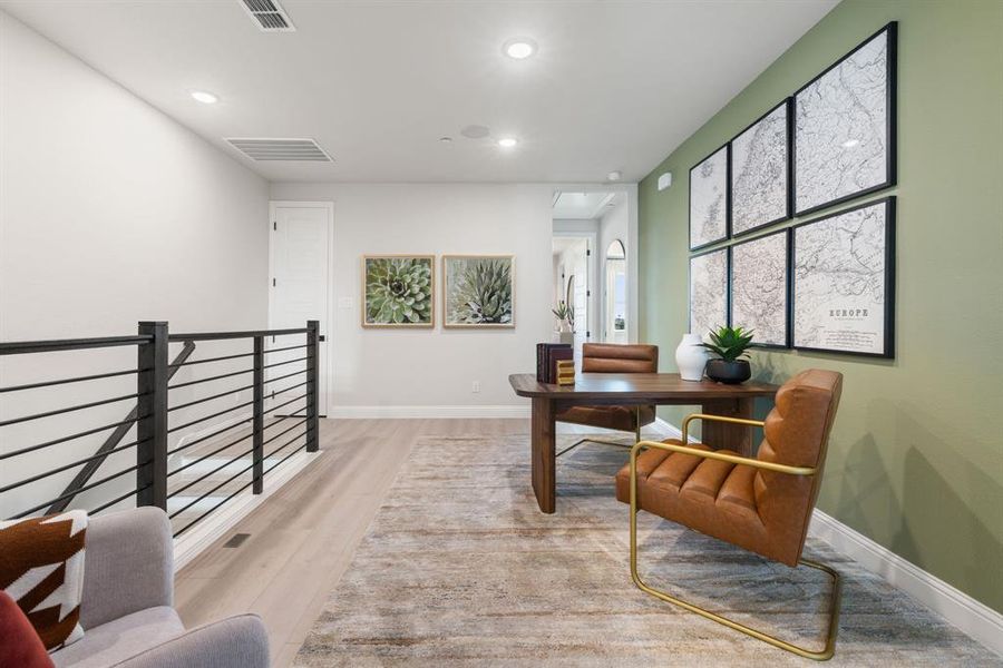 Furnished interior view inside a new home in , McKinney (Image 7).