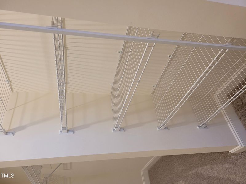 EP 128 Sorage Rack in Primary Closet EP 128 Sorage Rack in Primary Closet