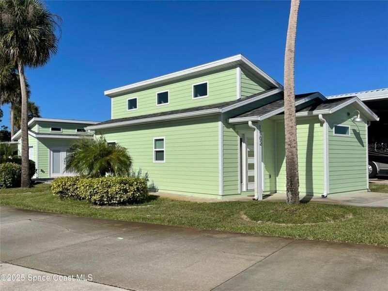 Exterior details and patio area of a home in , Titusville (Image 2). Exterior details and patio area of a home in , Titusville (Image 2).
