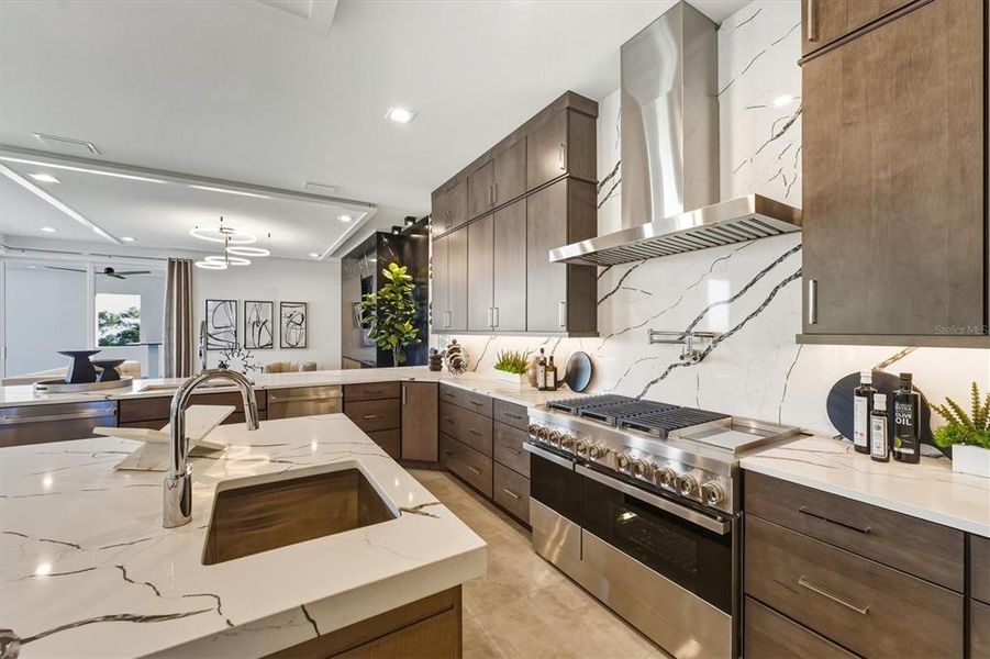 Furnished interior view inside a new home in Legends Bay, Bradenton (Image 82).