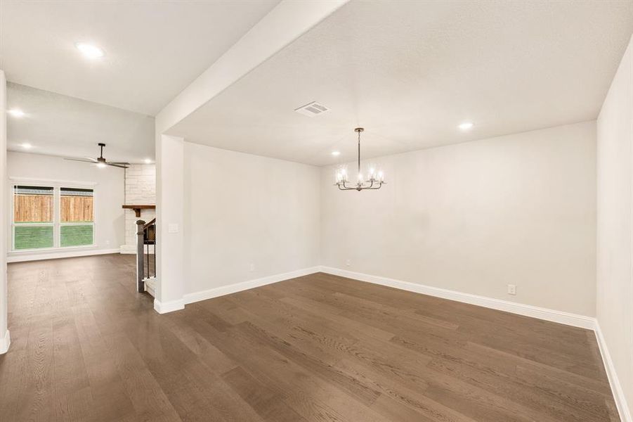 Spacious, unfurnished interior of a new home in Liberty, Melissa (Image 27).