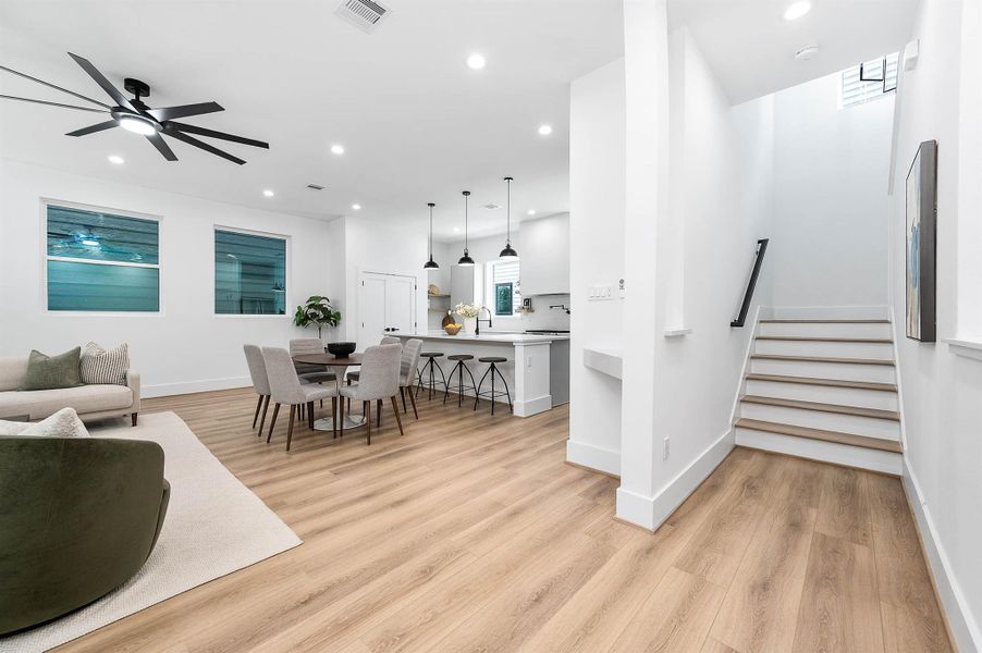 Furnished interior view inside a new home in , Houston (Image 7).