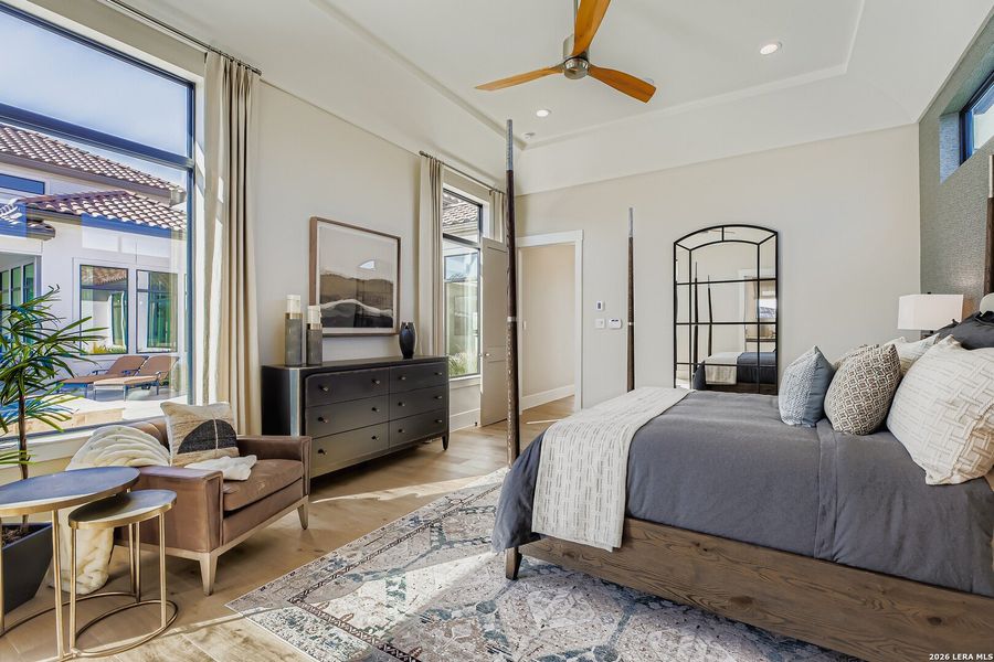 Furnished interior view inside a new home in Pecan Springs, Boerne (Image 14).