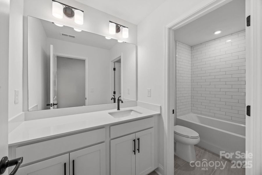 Furnished interior view inside a new home in Farms at Bellingham, Mooresville (Image 4).