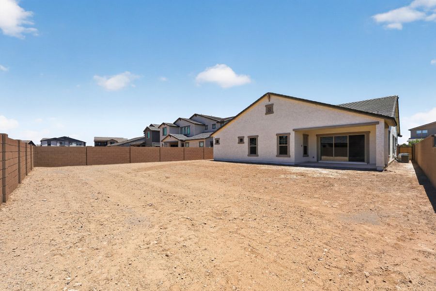 Exterior details and patio area of a home in Legado, Queen Creek (Image 2). Exterior details and patio area of a home in Legado, Queen Creek (Image 2).