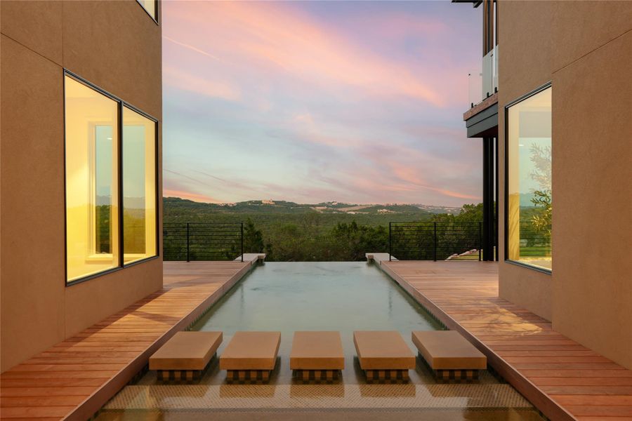 Exterior details and patio area of a home in , Austin (Image 23).