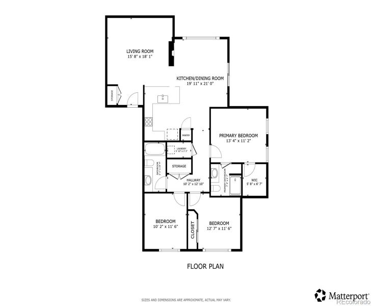 2D floor plan layout of this home in , Estes Park, CO (Image 3).