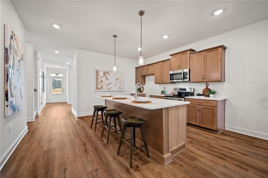 Furnished interior view inside a new home in , Cartersville (Image 11).