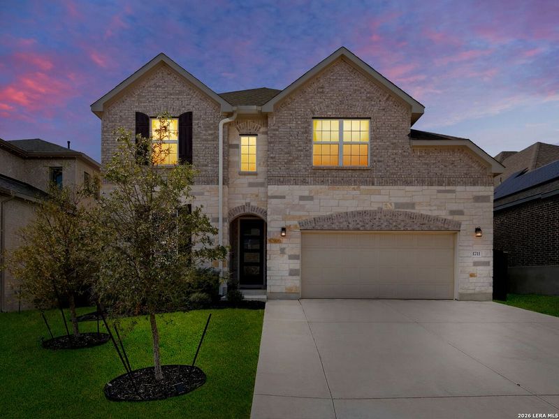 Front exterior of a new home in , San Antonio, TX, highlighting curb appeal (Image 1). Front exterior of a new home in , San Antonio, TX, highlighting curb appeal (Image 1).