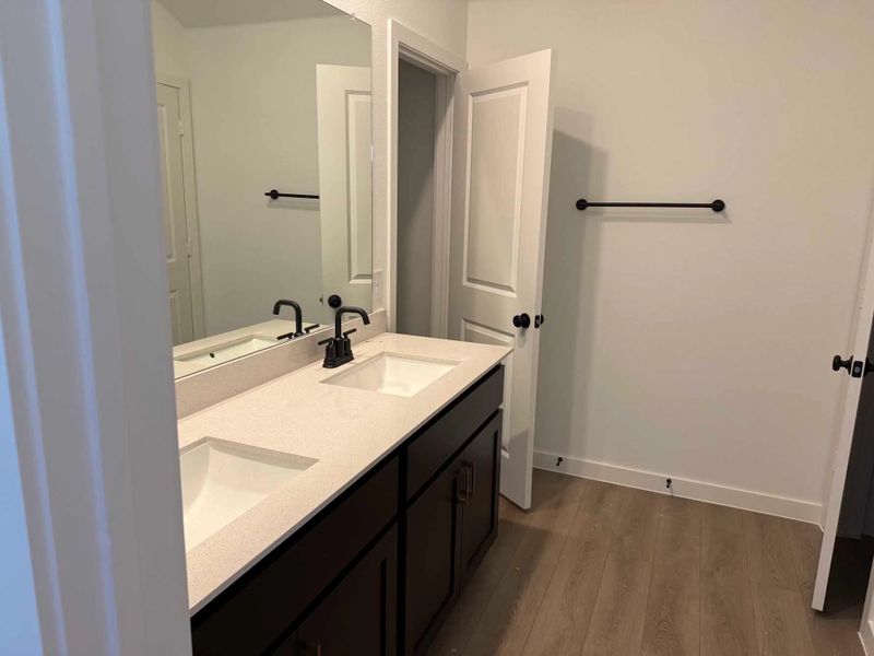 Primary Bathroom Construction Progress featuring the Oxford Collection