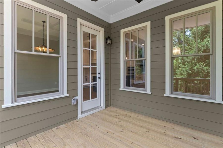 Exterior details and patio area of a home in , Senoia (Image 16).
