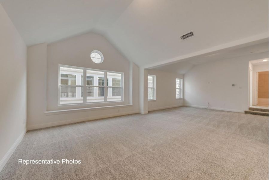 Representative unfurnished interior of a home built from the Grand Tour by Grand Homes in Providence Cove, McKinney (Image 19).