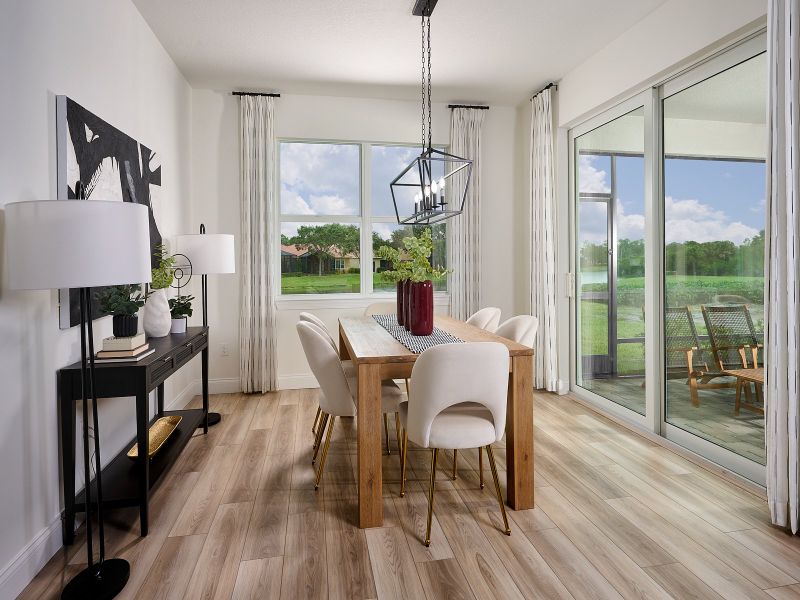 Furnished interior view inside a new home in Legends Preserve - Signature Series, Daytona Beach (Image 15).