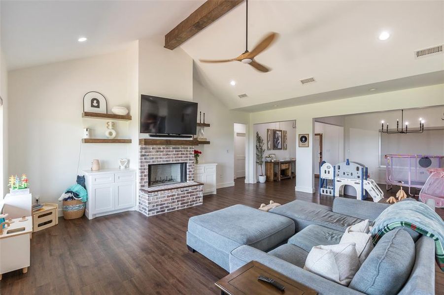 Furnished interior view inside a new home in , Tuscola (Image 9).