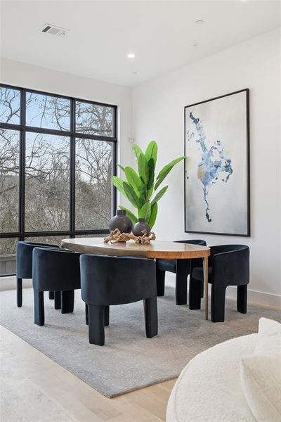 Furnished interior view inside a new home in , Dallas (Image 25).