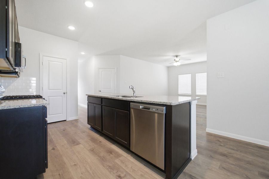 Furnished interior view inside a new home in Windrose Green, Angleton (Image 8).