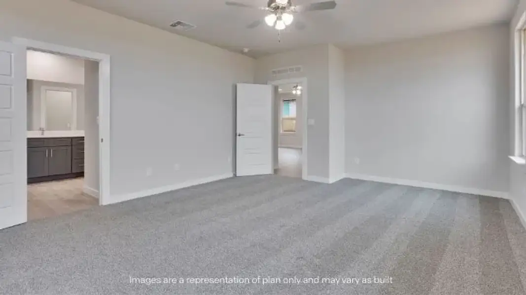 Spacious, unfurnished interior of a new home in Homestead at Parks Bell Ranch, Odessa (Image 16).