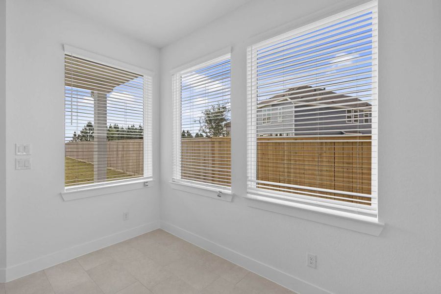 Spacious, unfurnished interior of a new home in Bridgeland, Cypress (Image 16).
