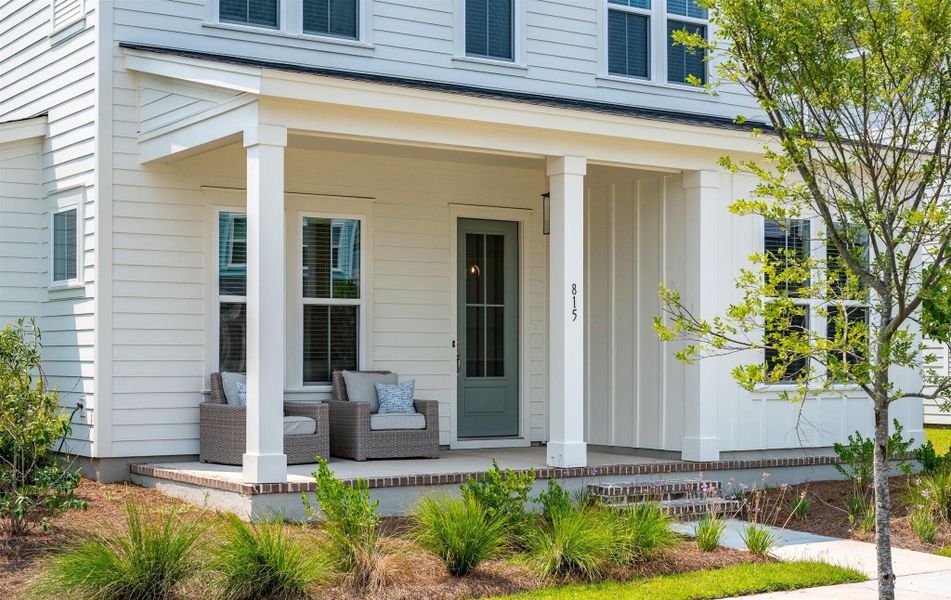 Exterior details and patio area of a home in Nexton, Summerville (Image 3).