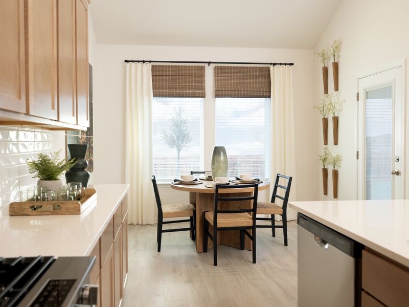 Furnished interior view inside a new home in Colony at Cole Springs - Boulevard Collection, Buda (Image 7). Furnished interior view inside a new home in Colony at Cole Springs - Boulevard Collection, Buda (Image 7).