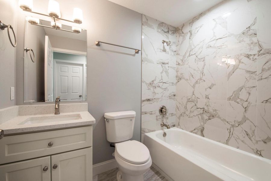 Furnished interior view inside a new home in , Okeechobee (Image 11).