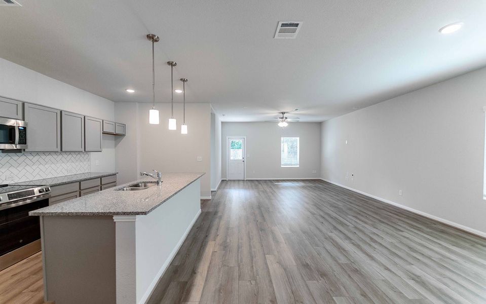 Furnished interior view inside a new home in Grande Estates, Bertram (Image 3). Furnished interior view inside a new home in Grande Estates, Bertram (Image 3).
