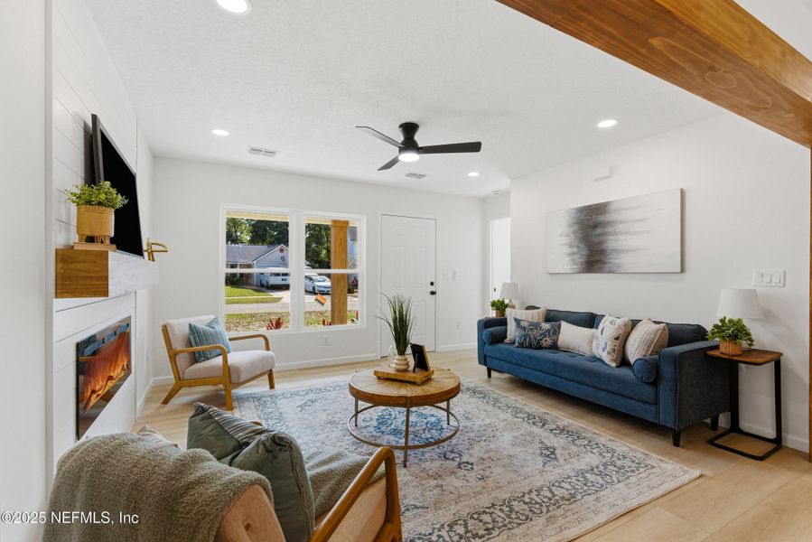 Furnished interior view inside a new home in , Jacksonville (Image 20).