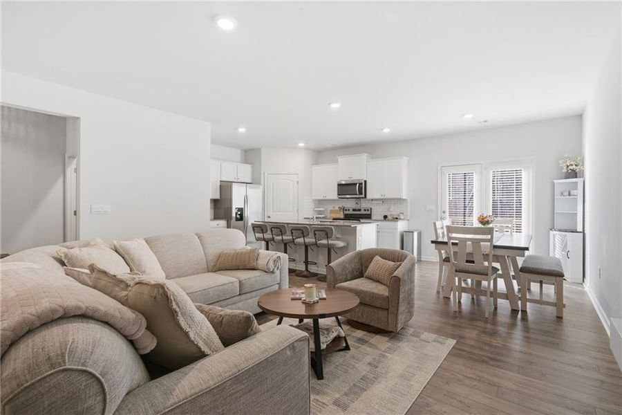 Furnished interior view inside a new home in , Dahlonega (Image 13). Furnished interior view inside a new home in , Dahlonega (Image 13).